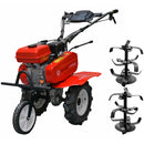 Motocultor Rotakt Junior RO70SS motor 7CP 212 cmc benzina 2+1 viteze latime lucru 56-83 cm freze roti cauciuc 4.00-8"