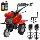 Motocultor Rotakt Junior RO70SS motor 7CP 212 cmc benzina 2+1 viteze latime lucru 56-83 cm freze roti cauciuc 4.00-8" roti metal cultivator 2l ulei
