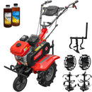 Motocultor Rotakt Centaur RO81R motor 8 CP 212 cmc benzina 2+1 viteze latime lucru 56-90 cm freze roti cauciuc 4.00x8" roti metal cultivator 2l ulei