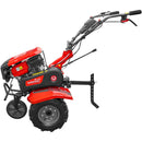 Motosapa Rotakt RO81R cu capota motor 8 CP benzina 2+1 viteze latime lucru 90 cm freze roti cauciuc 4.00x8 roata frontala roti metal plug arat rarita reglabila 2l ulei