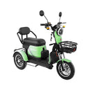 Tricicleta electrica Rotakt Senior putere 1000W viteza 25 km/h autonomie 62 Km acumulatori 60V/20Ah greutate admisa 187kg fara permis - Verde