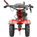 Motocultor Rotakt RO17RE pornire electrica motor 17CP latime lucru 135 cm freze roti cauciuc 6.00-12 roti metalice plug arat rarita reglabila plug cartofi cultivator 5l ulei AgroPro