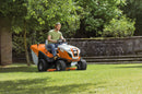 Tractoras de tuns gazon STIHL RT 6127 ZL putere 21CP benzina latime taiere 125 cm cos colector 350 L afisaj LCD