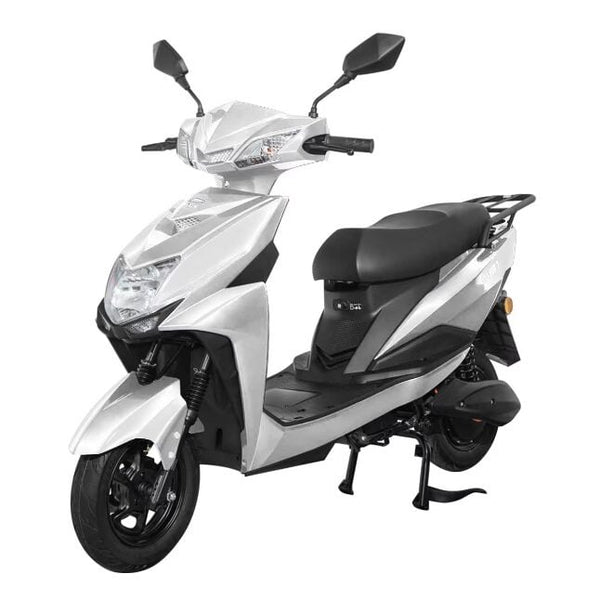 Scuter electric Voltarom VS1 alb putere 2000W viteza 25km/h autonomie 80km fara permis