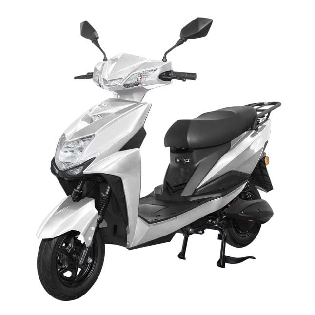 Scuter electric Voltarom VS1 alb putere 2000W viteza 25km/h autonomie 80km fara permis