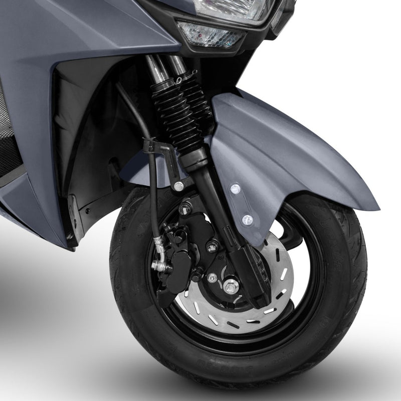 Scuter electric Voltarom VS1 alb putere 2000W viteza 25km/h autonomie 80km fara permis