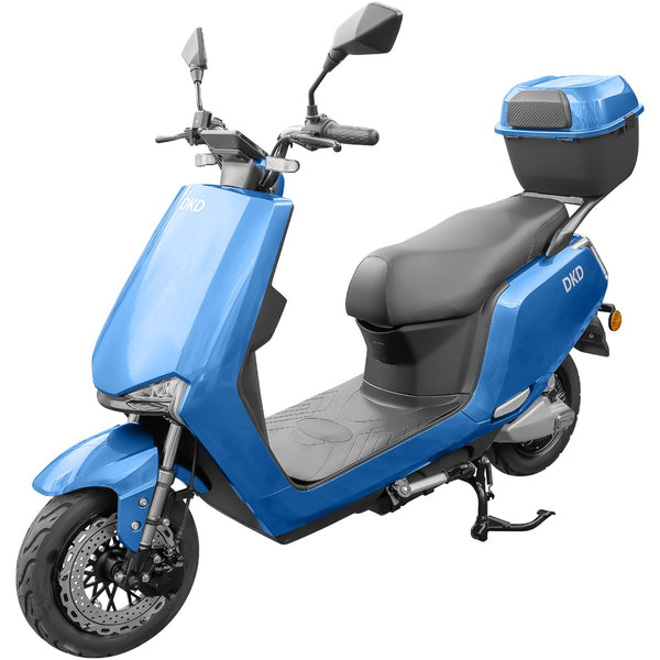 Scuter electric DKD Y-H9 autonomie 53 km viteza maxima 25 km/h putere 1200W acumulatori 72V/20Ah nu necesita permis