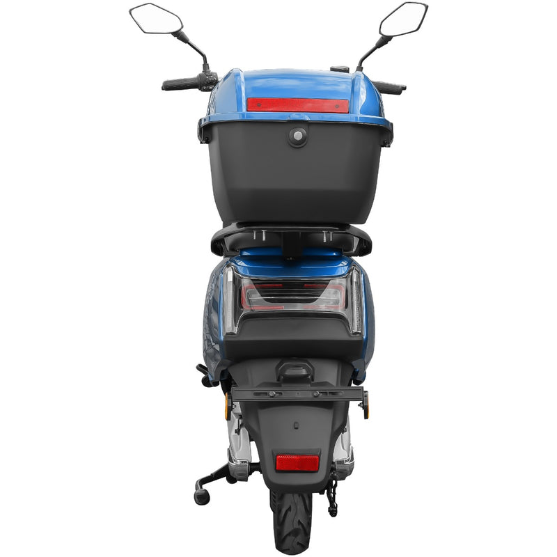 Scuter electric DKD Y-H9 autonomie 53 km viteza maxima 25 km/h putere 1200W acumulatori 72V/20Ah nu necesita permis