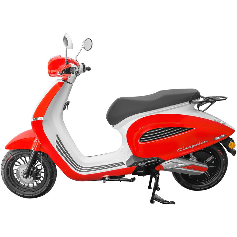 Scuter electric Rotakt Cleopatra motor Bosch 3000W viteza 45 km/h autonomie 55 km baterie Litiu-ion 60V/26Ah greutate admisa 246kg