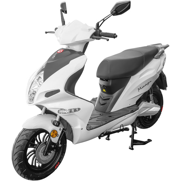 Scuter electric Rotakt Mirage motor Bosch 3000W viteza 25 km/h autonomie 55 km baterie Litiu-ion 60V/20Ah detasabila greutate admisa 158kg fara permis