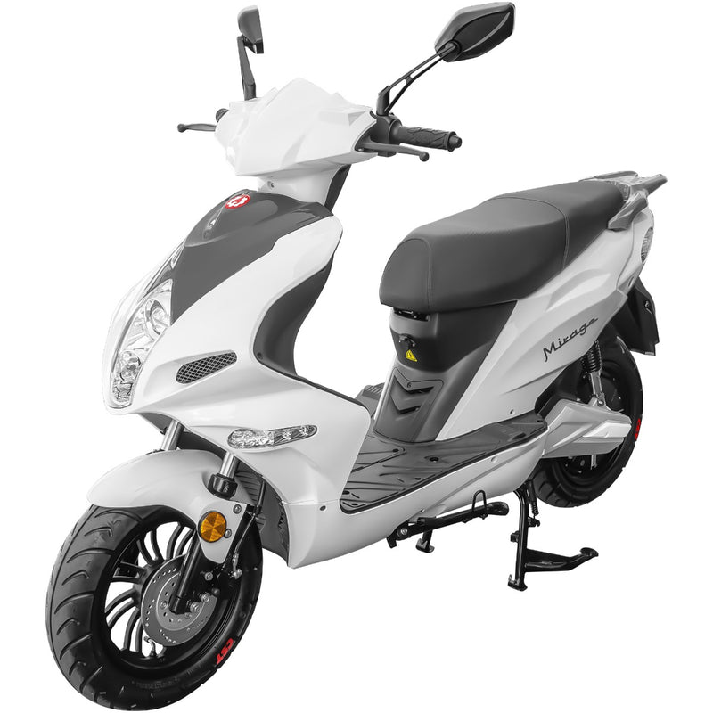 Scuter electric Rotakt Mirage motor Bosch 3000W viteza 25 km/h autonomie 55 km baterie Litiu-ion 60V/20Ah detasabila greutate admisa 158kg fara permis