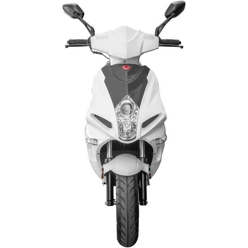 Scuter electric Rotakt Mirage motor Bosch 3000W viteza 25 km/h autonomie 55 km baterie Litiu-ion 60V/20Ah detasabila greutate admisa 158kg fara permis