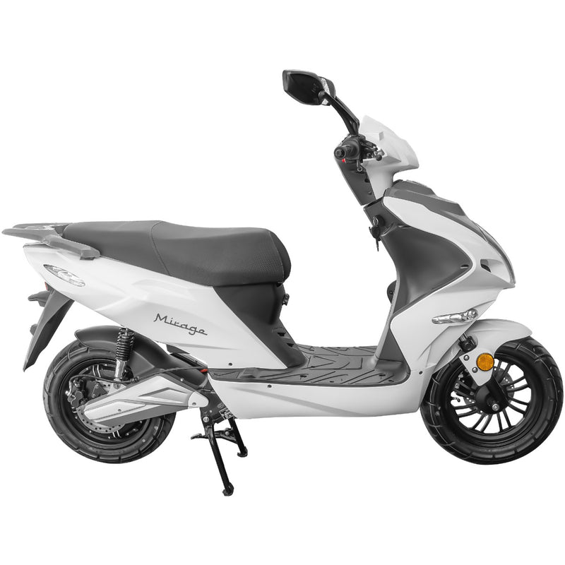 Scuter electric Rotakt Mirage motor Bosch 3000W viteza 25 km/h autonomie 55 km baterie Litiu-ion 60V/20Ah detasabila greutate admisa 158kg fara permis