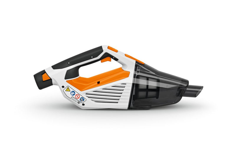 Aspirator de mana STIHL SEA 20 putere 105 W debit 1020 l/min volum colectare 0.8 L sistem AS cu acumulator AS2 si incarcator AL1