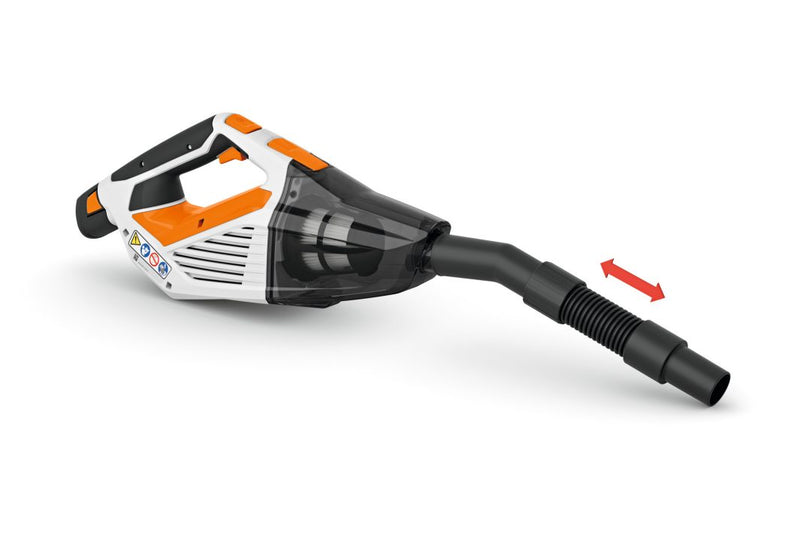 Aspirator de mana STIHL SEA 20 putere 105 W debit 1020 l/min volum colectare 0.8 L sistem AS cu acumulator AS2 si incarcator AL1