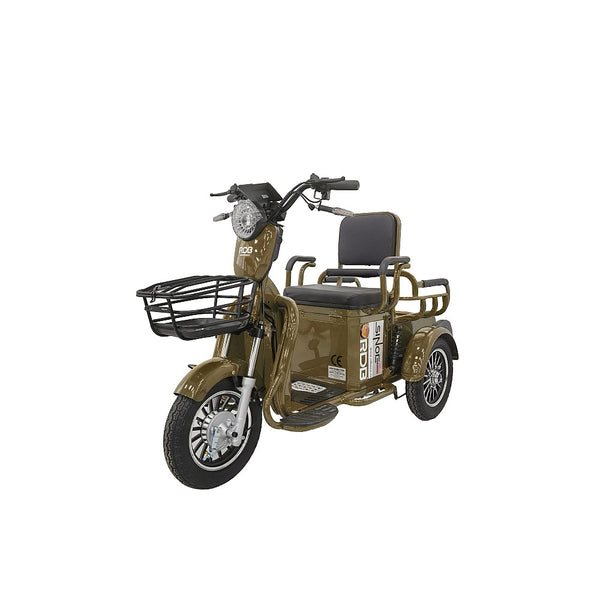 Tricicleta electrica RDB SINOE PRO fara permis 1160W 25km/h maro