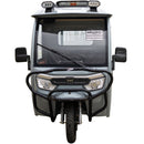 Tricicleta electrica SKYJET Sky Van putere 3000 W 72V 45 AH viteza 25 km/h autonomie 70 km cu cabina fara permis culoare gri