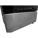 RESIGILAT: Aragaz electric/ gaz Samus SM562AENS1 INOX 4 arzatoare pe gaz cuptor electric 43 litri 6 functii grill ventilator timer aprindere electrica dispozitv siguranta arzatoare latime 49.8 cm