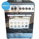 RESIGILAT: Aragaz pe gaz Samus SM664XPGS1 4 arzatoare cuptor pe gaz 70 litri 1 arzator Wok aprindere electrica dispozitiv siguranta plita si cuptor timer, grill iluminare cuptor latime 60 cm, finisaj inox