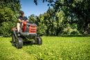 Tractor de gradina SECO STARJET UJ102/22H motor Briggs&Stratton 22 CP latime taiere 102 cm display LED contor ore functionare colectare maruntire
