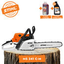 Motofierastrau STIHL MS 241 C-M putere 3CP lama 40cm 1.3mm pas lant 3/8" + ulei amestec 2T 1L + ulei forest plus 2L