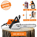 Motofierastrau STIHL MS 241 C-M putere 3CP lama 40cm 1.3mm pas lant 3/8" + ulei amestec 2T 1L + ulei forest plus 2L + extra lant + pila lant