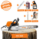 Motofierastrau STIHL MS 362 putere 4.8CP lama 40cm 1.6mm pas lant 3/8" + ulei amestec 2T 1L + ulei forest plus 2L + extra lant + extra sina + pila lant