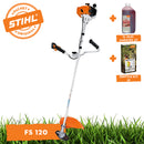 Motocoasa STIHL FS 120 putere 1.8 CP autocut 27-2 chinga de transport + ulei amestec 2T 1L + service kit 21