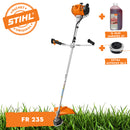 Motocoasa STIHL FS 235 putere 2.1 CP cap cositor AutoCut C 26-2 cutit taietor 250-3 ham pentru umeri + ulei amestec 2T 1L + extra AutoCut C 26-2