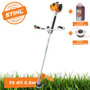 Motocoasa STIHL FS 411 C-EM benzina Ergostart putere 2kW diametru taiere 52cm autocut 46-2 ham advance plus + ulei amestec 2T 1L + extra AutoCut 46-2