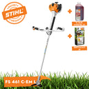 Motocoasa profesionala STIHL FS 461 C-EM L Ergostart putere 2,2kW diametru taiere 52cm cutit taietor pentru tufisuri 300-3 ham advance + ulei amestec 2T 1L + service kit 41