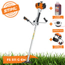 Motocoasa STIHL FS 511 C-EM ErgoStart benzina putere 2,4kW diametru taiere 56 cm ham advance plus + ulei amestec 2T 1L + AutoCut 56-2 + viziera cu antifoane