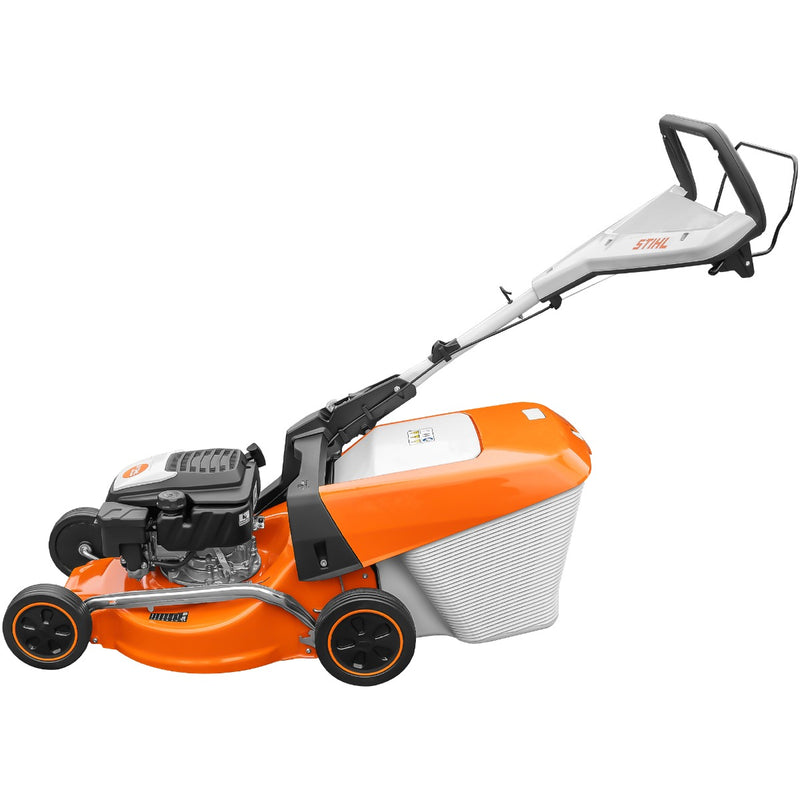 Masina de tuns iarba STIHL RM 248 benzina latime taiere 46 cm inaltime reglabila cos colector 52 L