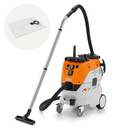 Aspirator STIHL SE 133 ME electric putere 1400 W putere de aspirare 250 mbar recipient 42 L + Set 5 saci