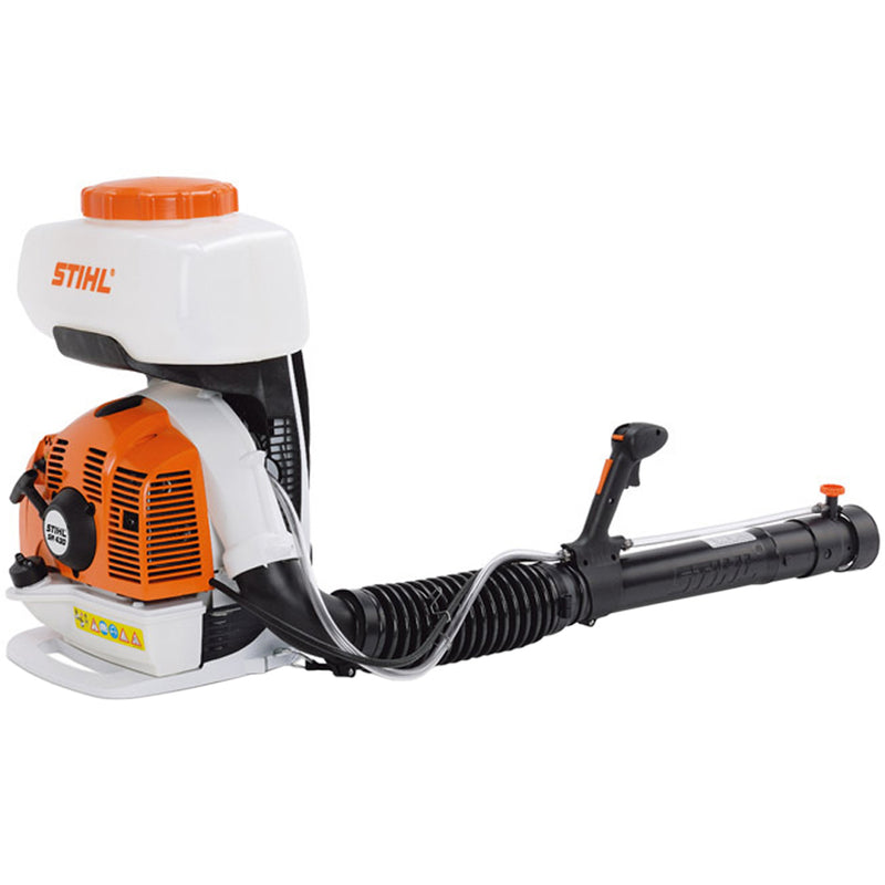 Atomizor STIHL SR 430 motor 3.9 CP benzina rezervor 14 L distanta pulverizare 14.5 m debit aer 1300 m³/h