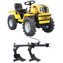 ProGARDEN Campo T12 Minitractor G2.1 4x4, 12CP, diesel, hidraulica fata-spate, roti 6.00-12 plug arat cu 2 brazde