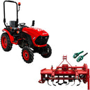 Tractor Rotakt Transalpin 2 motor 26.5 CP diesel 3 cilindri 1.532 cmc tractiune 4x4 + freza tractata latime lucru 120