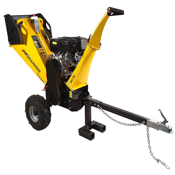 ProGARDEN TB100E tocator resturi vegetale, 12CP, benzina, 6mc/h, 65-100mm, pornire electrica