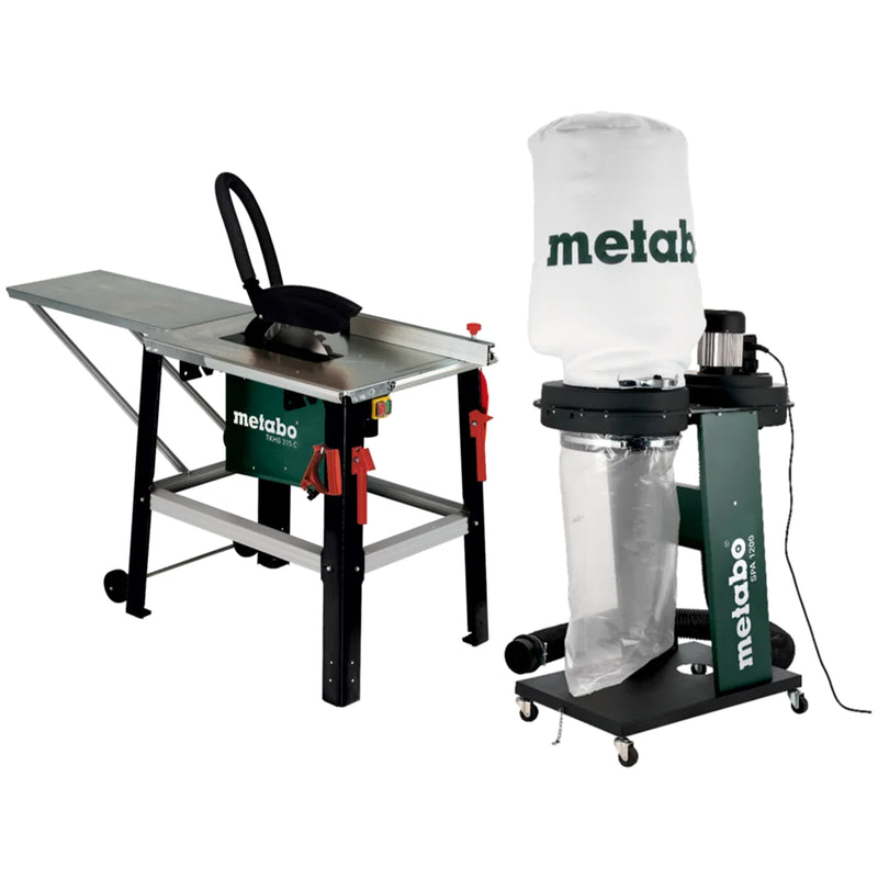 Fierastrau circular de masa Metabo TKHS 315 C - 2.0 WNB + Aspirator rumegus METABO SPA1200
