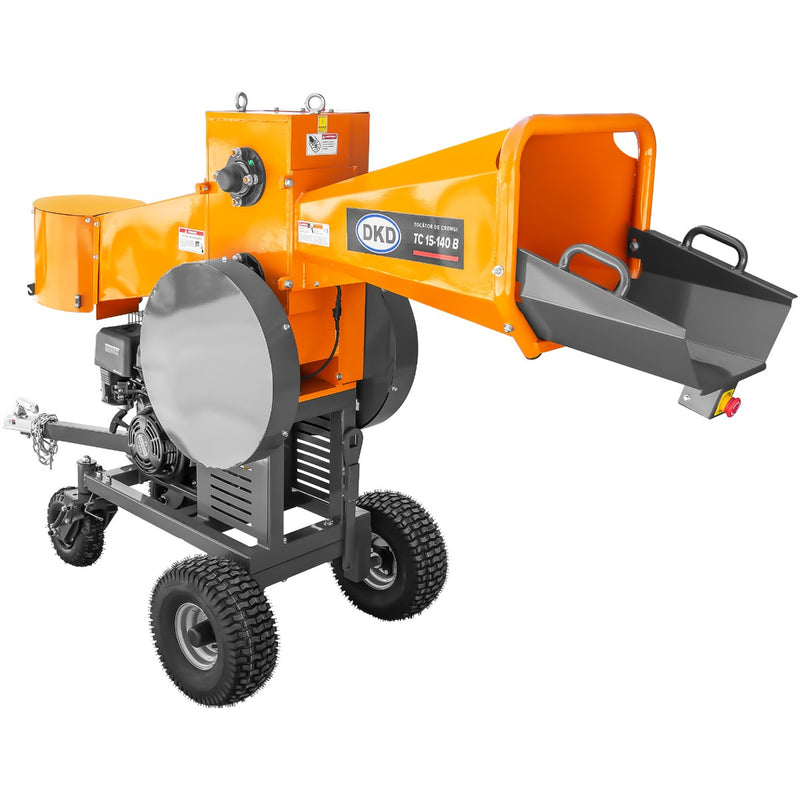Tocator de crengi DKD TC 15-140 B motor RATO 15 CP benzina diametrul taierii 15 cm