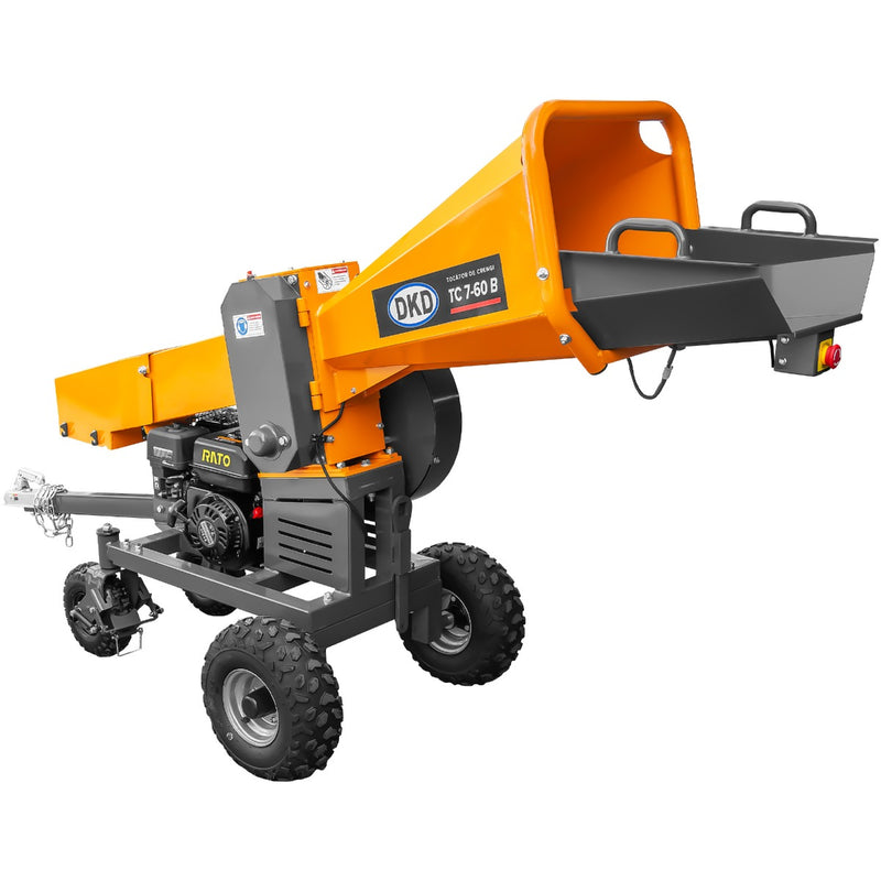 Tocator de crengi DKD TC 7 - 60 B motor RATO 7 CP benzina diametrul taierii 6 cm