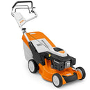 Masina pentru tuns gazonul STIHL RM 650 T autopropulsata latime taiere 48 cm cos 70 l 3.5 CP benzina + ulei motor 10W-30 0.6L + kit mulcire AMK 045 + kit ingrijire si curatare
