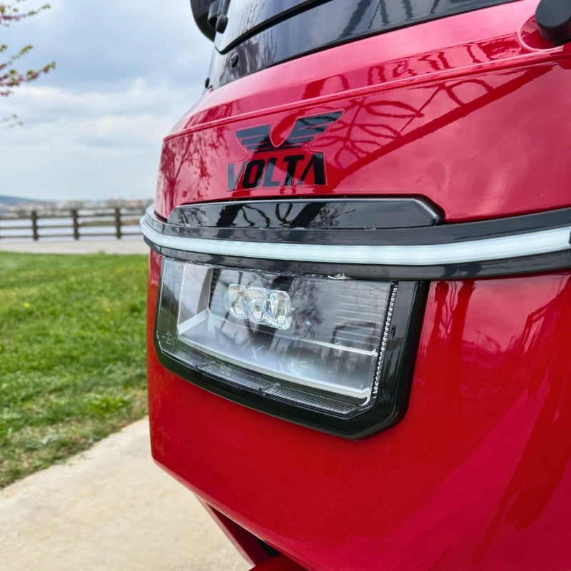 Tricicleta electrica Voltarom VM5 putere 1000W  72V 20Ah viteza 25Km/h cu cabina fara permis-Albastru