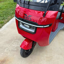 Tricicleta electrica Voltarom VM5 putere 1000W  72V 20Ah viteza 25Km/h cu cabina fara permis-Rosu