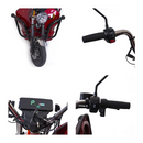 Tricicleta electrica Rotakt Guliver putere 2000W viteza 25 km/h autonomie 68 km baterie Plumb-Acid 72V/58Ah greutate admisa 617kg fara permis - gri