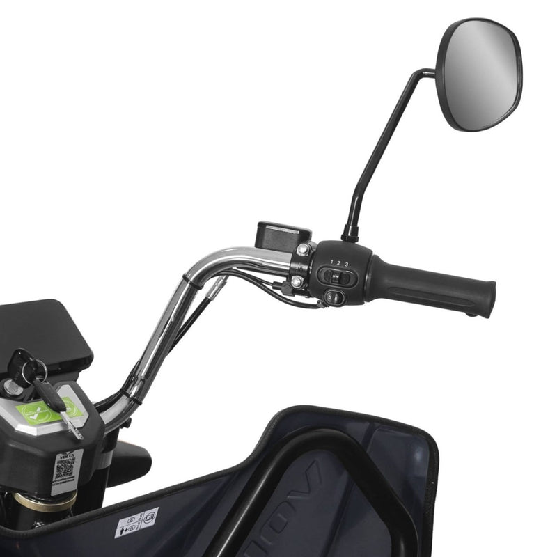 Tricicleta electrica Voltarom putere 2500W 25km/h autonomie 50 Km 75V 45Ah bena 150x100x45 cm basculabila -Rosu