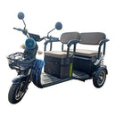 Tricicleta electrica Voltarom TET-0072 motor1800W viteza 25 km/h autonomie 60 km 2 locuri fara permis