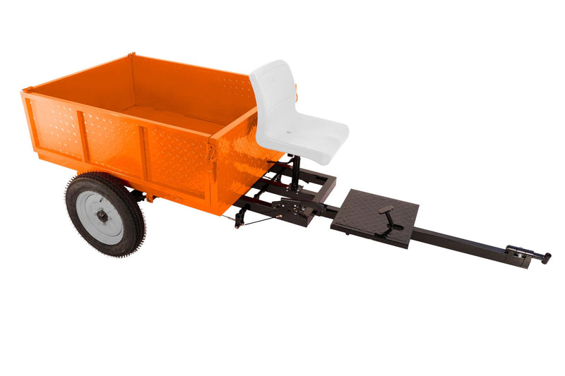 Remorca motocultor O'MAC model RM 500 capacitate 500 kg