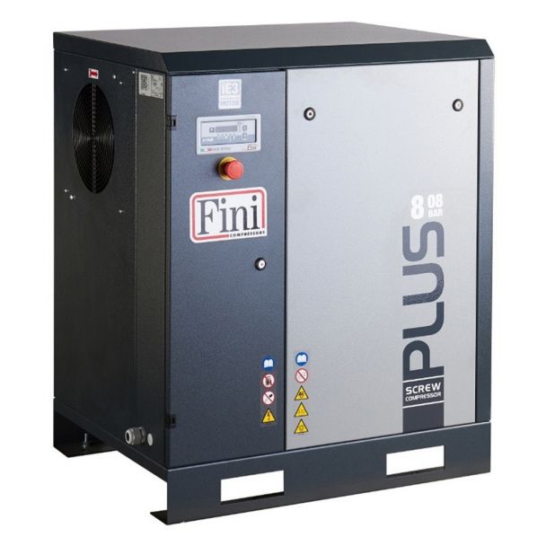 Compresor de aer cu surub Fini PLUS 8-08 400 V 7.5 kW 8 bar 1250 l/min