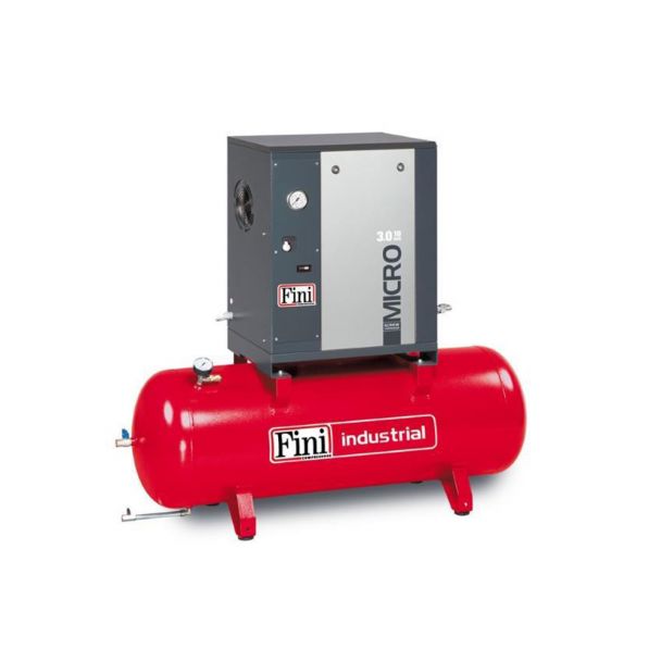 Compresor de aer cu surub Fini MICRO SE 3.0-10-200ES 400 V 200 l 3 kW 10 bar 385 l/min cu uscator